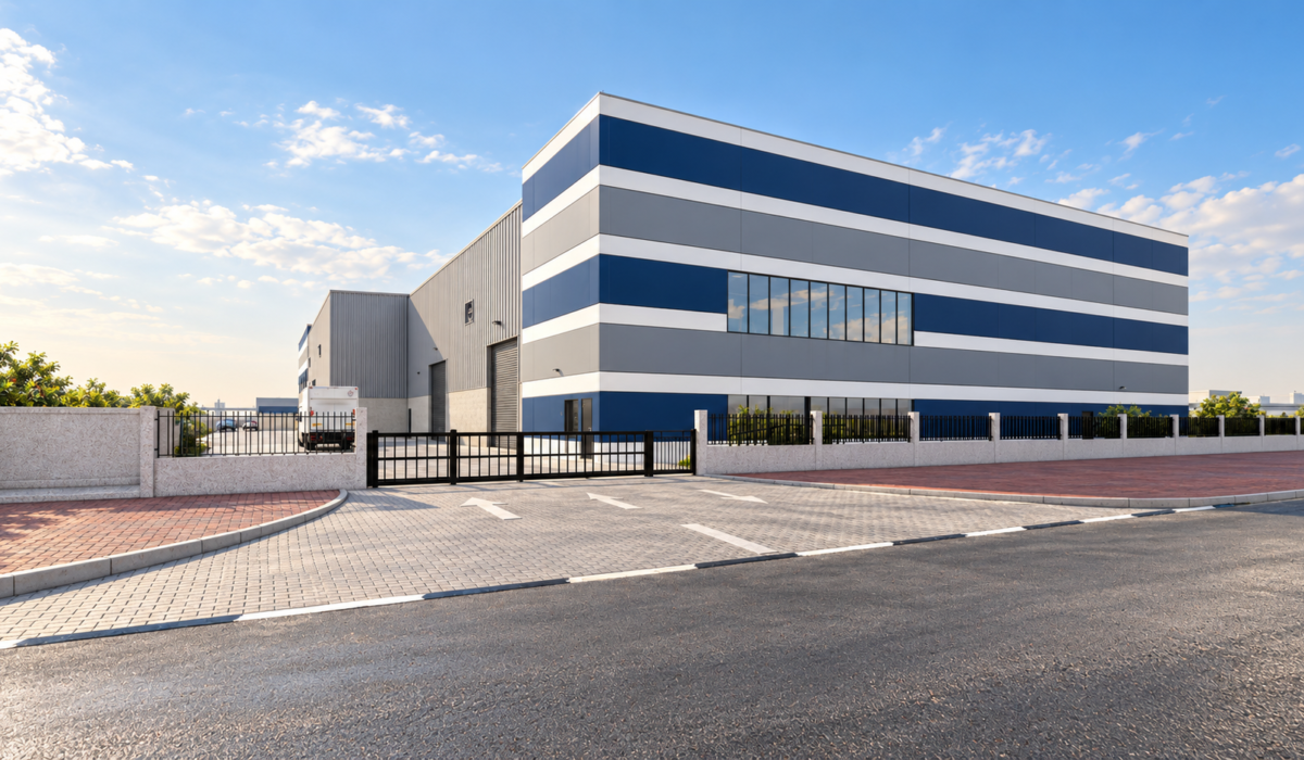 Photorealistic Lion Warehouse Exterior-4